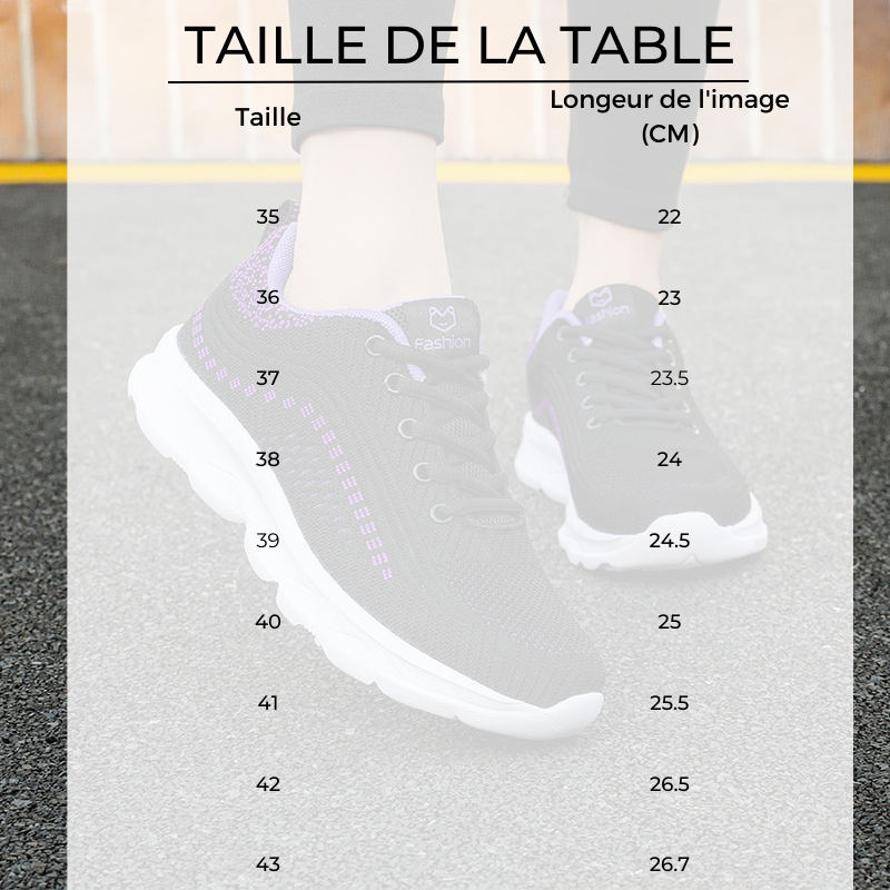 Mode Française’s Kiko - Chaussures de Sport à Semelles Orthopédiques | Achetez-en 1, obtenez-en 1 GRATUIT