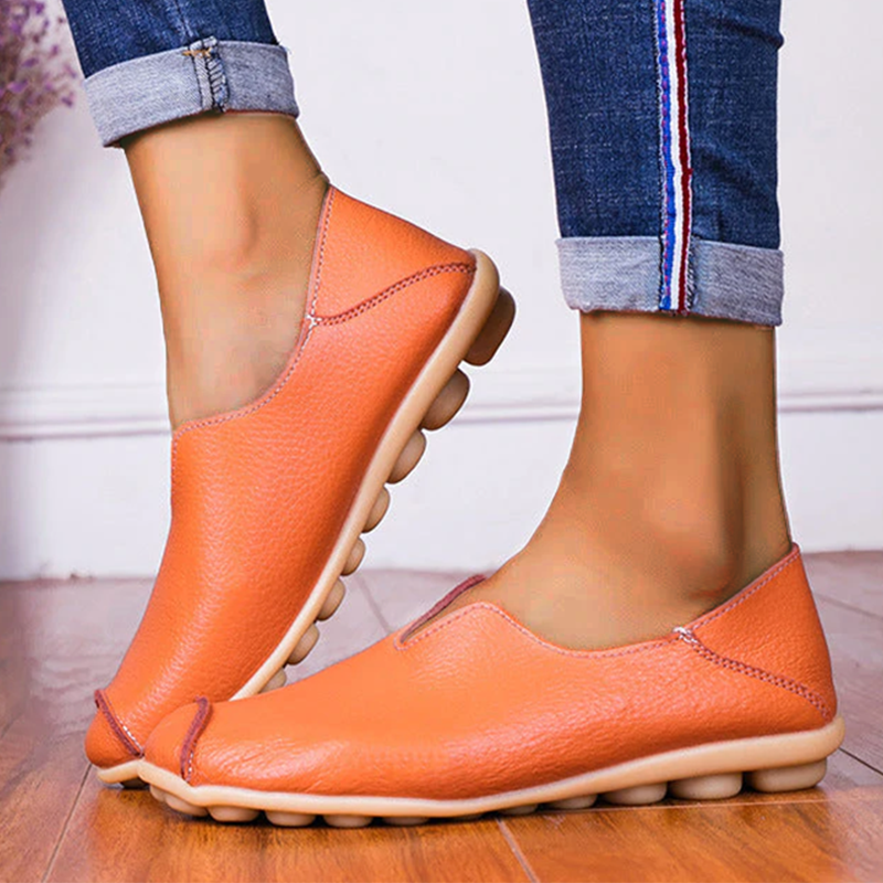 Mode Française’s Sophia - Mocassins Plats Confortables Et Flexibles